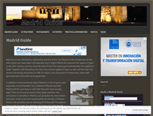 Tablet Screenshot of guidemadrid.net